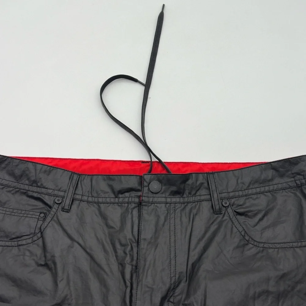 Diesel Waykeeki-F Board Shorts Men' Size 36 Metallic Swim Trunks Wet Look Coated